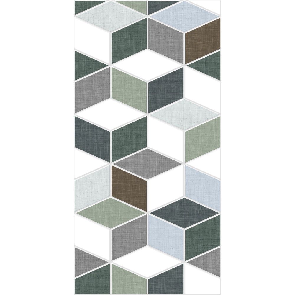 Плитка настенная Keramin Тренд 4Д Зеленый 30х60 см