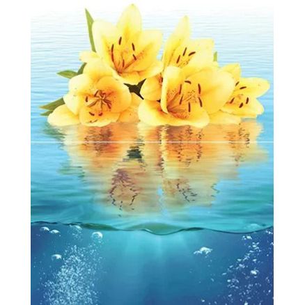 Панно Муза Керамика P2-2 Ocean flowers P2-2D240 30х40 см 2 шт.
