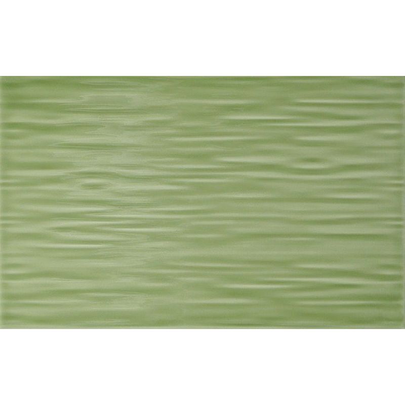 Настенная плитка Шахтинская плитка Сакура зеленая 02 25х40 см