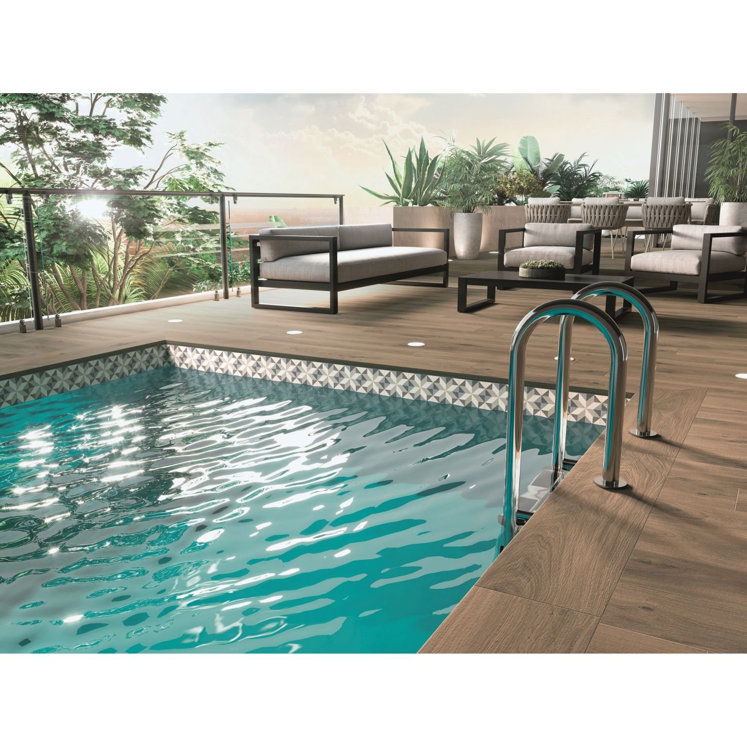 Напольная плитка Ape Ceramica (Апе Керамика) Oregon Gris Rect 20x120 см, ректификат, A034142