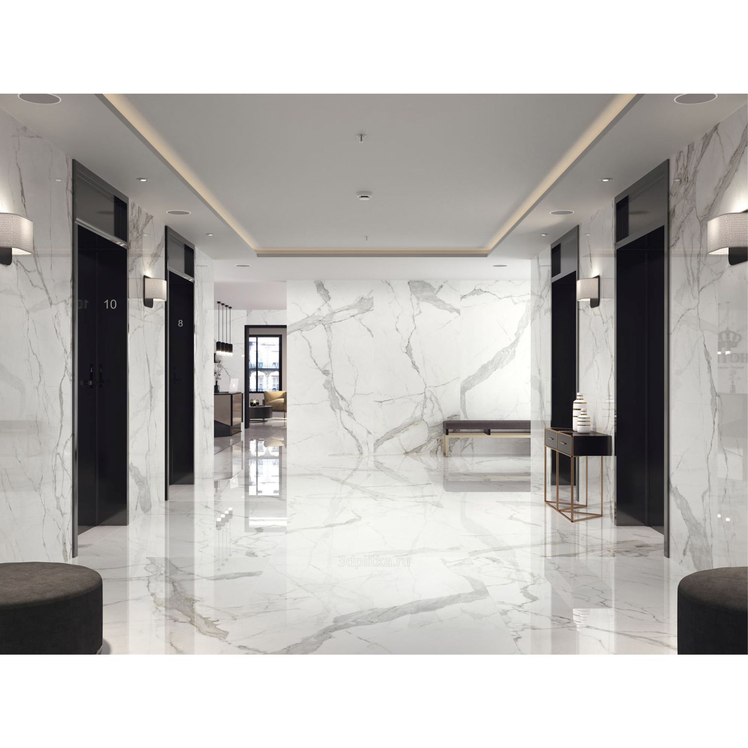 Керамогранит Geotiles Luxury White 60x120 см (F)