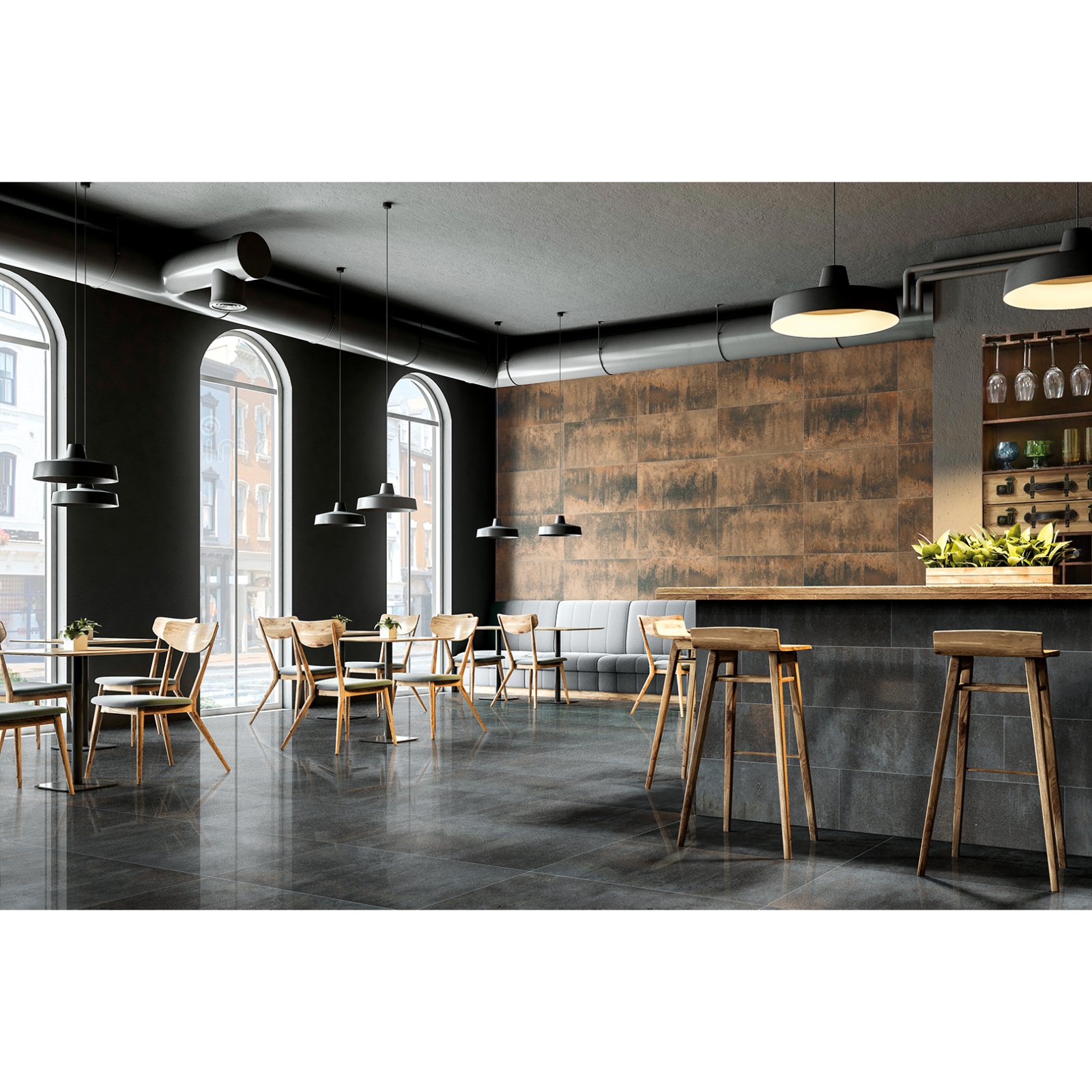 Керамогранит Azteca (Ацтека) Orion lux copper 60x120 см ректификат лаппатированный