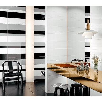 Настенная плитка Domino Concept Black Gloss 20x60 см (912766)