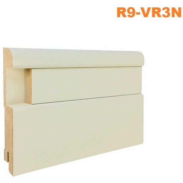 Плинтус Finitura Dekor (Финитура Декор) МДФ 100х16х2440 мм R9-V, R9-VR3N, R9-VR3V, F3-VF3 вставка 8х30 выкрас RAL и NCS