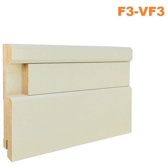 Плинтус Finitura Dekor (Финитура Декор) МДФ 100х16х2440 мм R9-V, R9-VR3N, R9-VR3V, F3-VF3 вставка 8х30 выкрас RAL и NCS