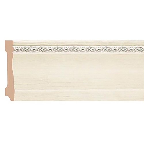 Цветной напольный плинтус Decomaster (Декомастер) из полистирола 14х95х2400 мм 195-15