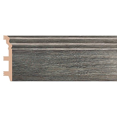 Цветной напольный плинтус Decomaster (Декомастер) из полистирола 23х120х2400 мм D233-87 ШК/8