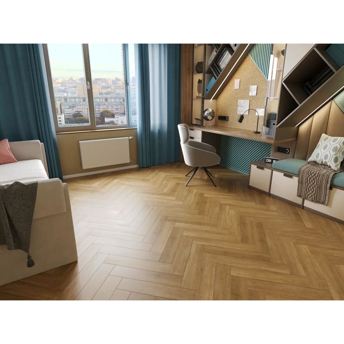 Кварц-виниловый SPC ламинат NatisSton (НатисСтон) Rubis SPC 3,5/34 Prekestolen, 5003-03