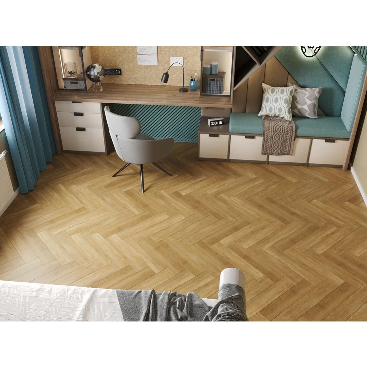 Кварц-виниловый SPC ламинат NatisSton (НатисСтон) Rubis SPC 3,5/34 Prekestolen, 5003-03