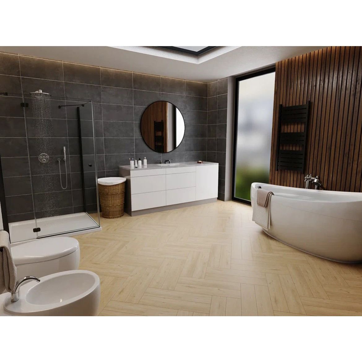 Кварц-виниловый SPC ламинат NatisSton (НатисСтон) Rubis SPC 3,5/34 Stetinden, 5003-05
