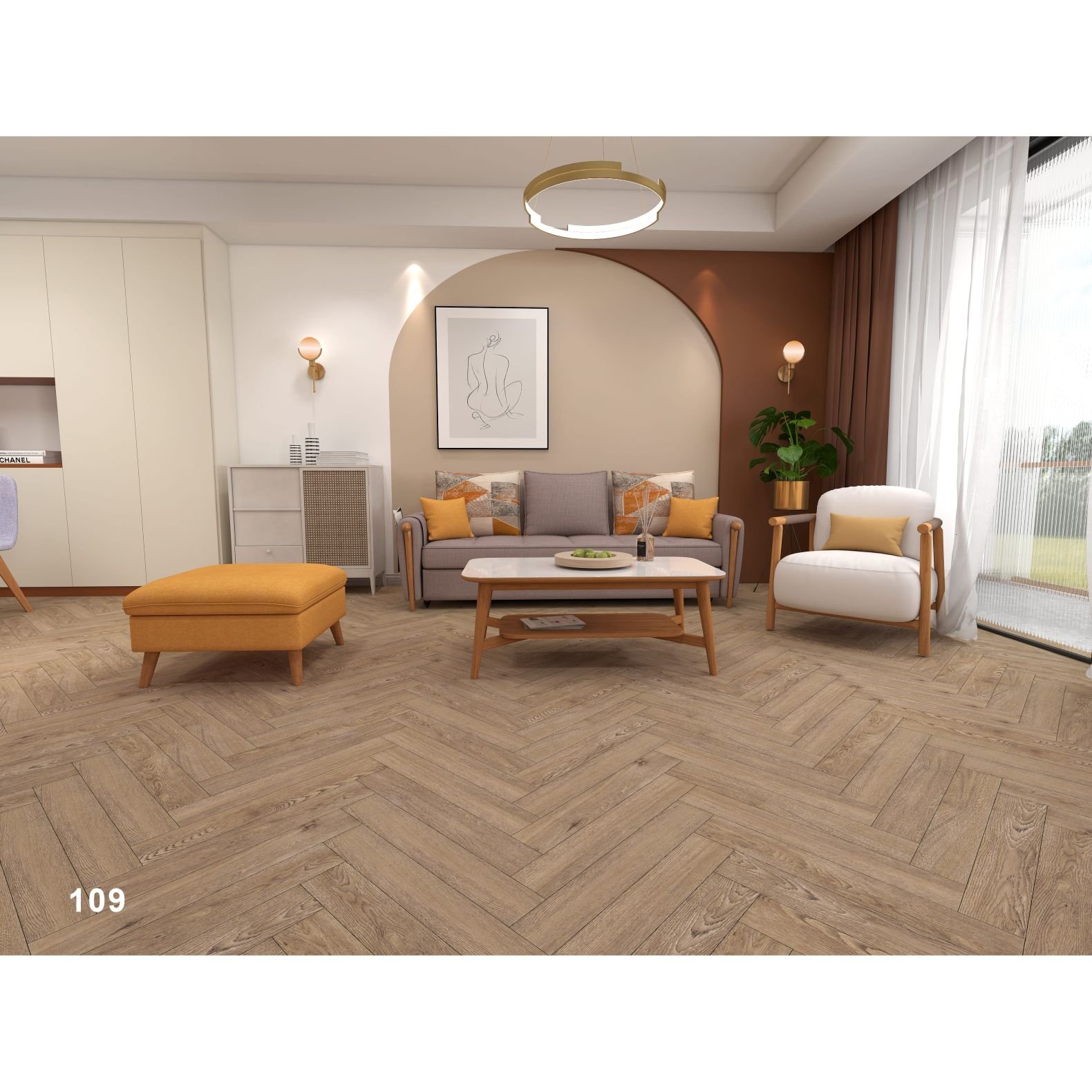 Ламинат WoodStyle (Вудстайл) Arrow 12/34 Дуб Импакт (Oak Impact) , 109