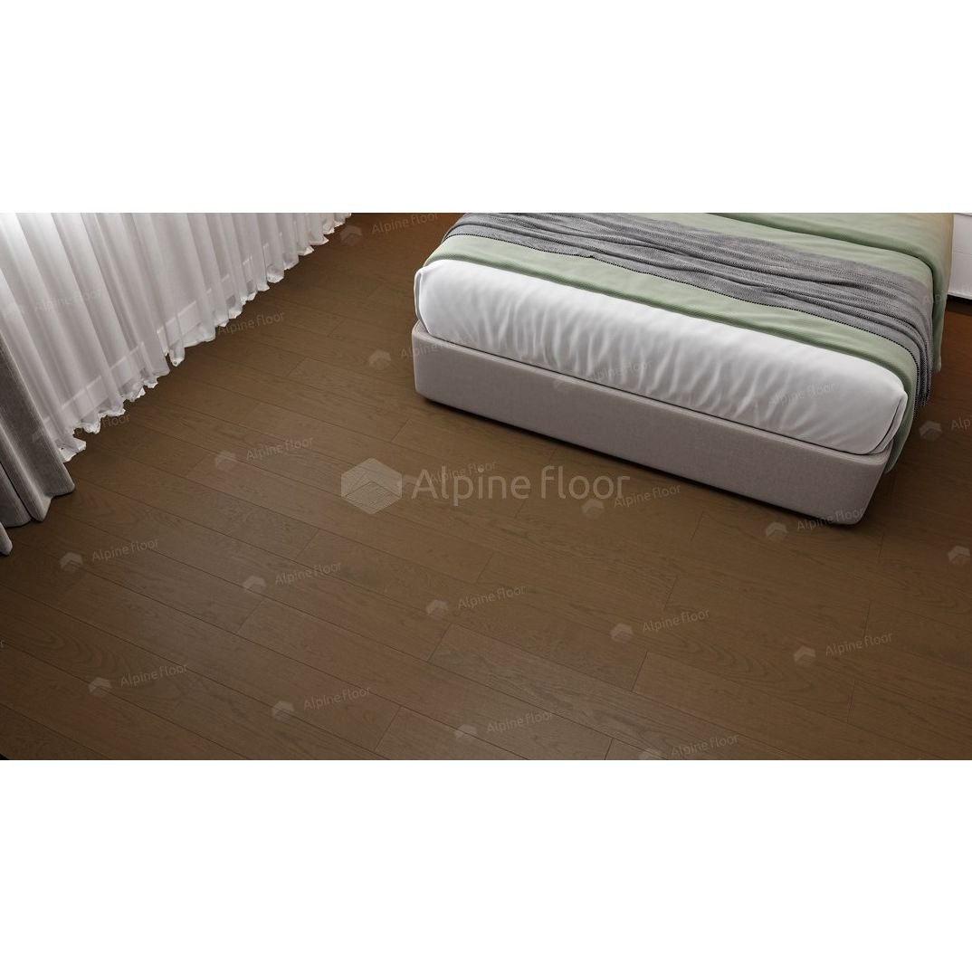 Инженерная доска Alpine Floor (Альпин Флор) Villa 400-1200х165x12 мм Дуб Вулкано EW201-04