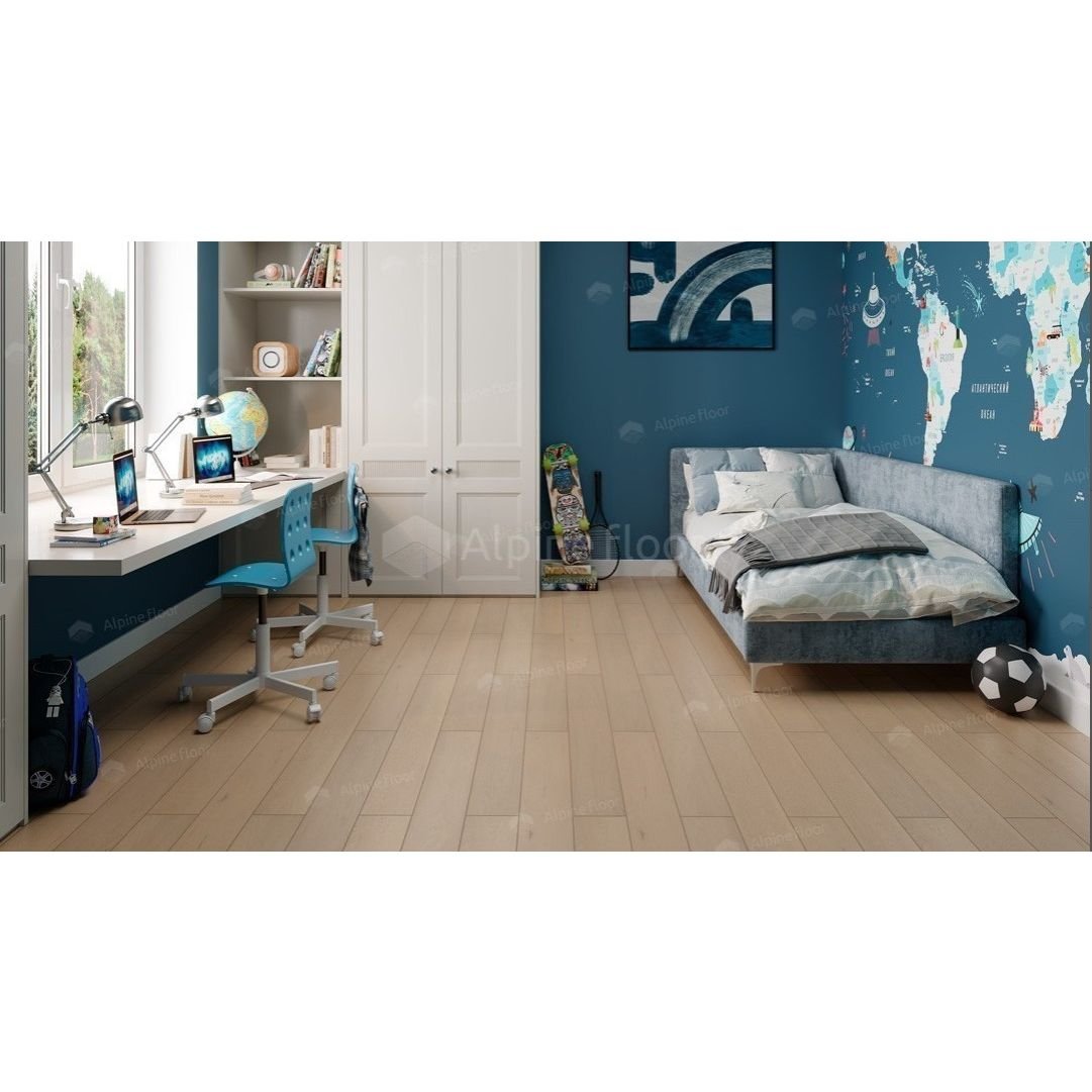 Инженерная доска Alpine Floor (Альпин Флор) Studio 400-1200х145x12 мм Дуб Марципан EW200-02