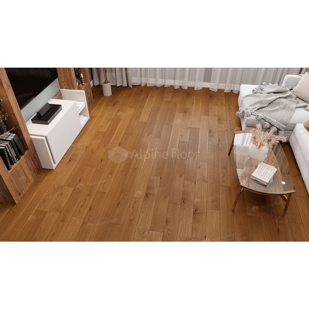 Инженерная доска Alpine Floor (Альпин Флор) Studio 400-1200х145x12 мм Дуб Антик EW200-04