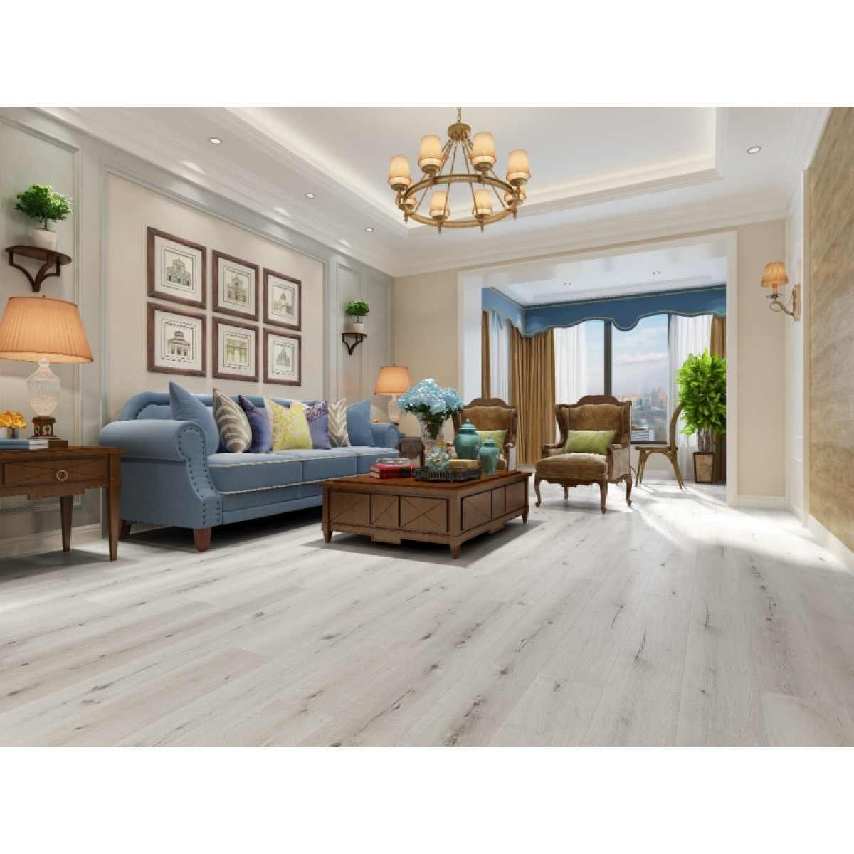 Виниловый пол SPC Damy Floor (Деми Флур) Family SPC 4/43 Дуб Классический Серый (Oak Classic Gray), T7020-2