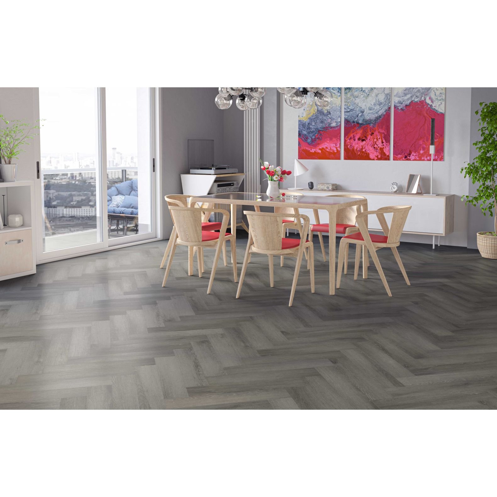 Кварцевый ламинат Fargo (Фарго) 4/42 Parquet Дуб Вулканический Пляж, 33-2074-05