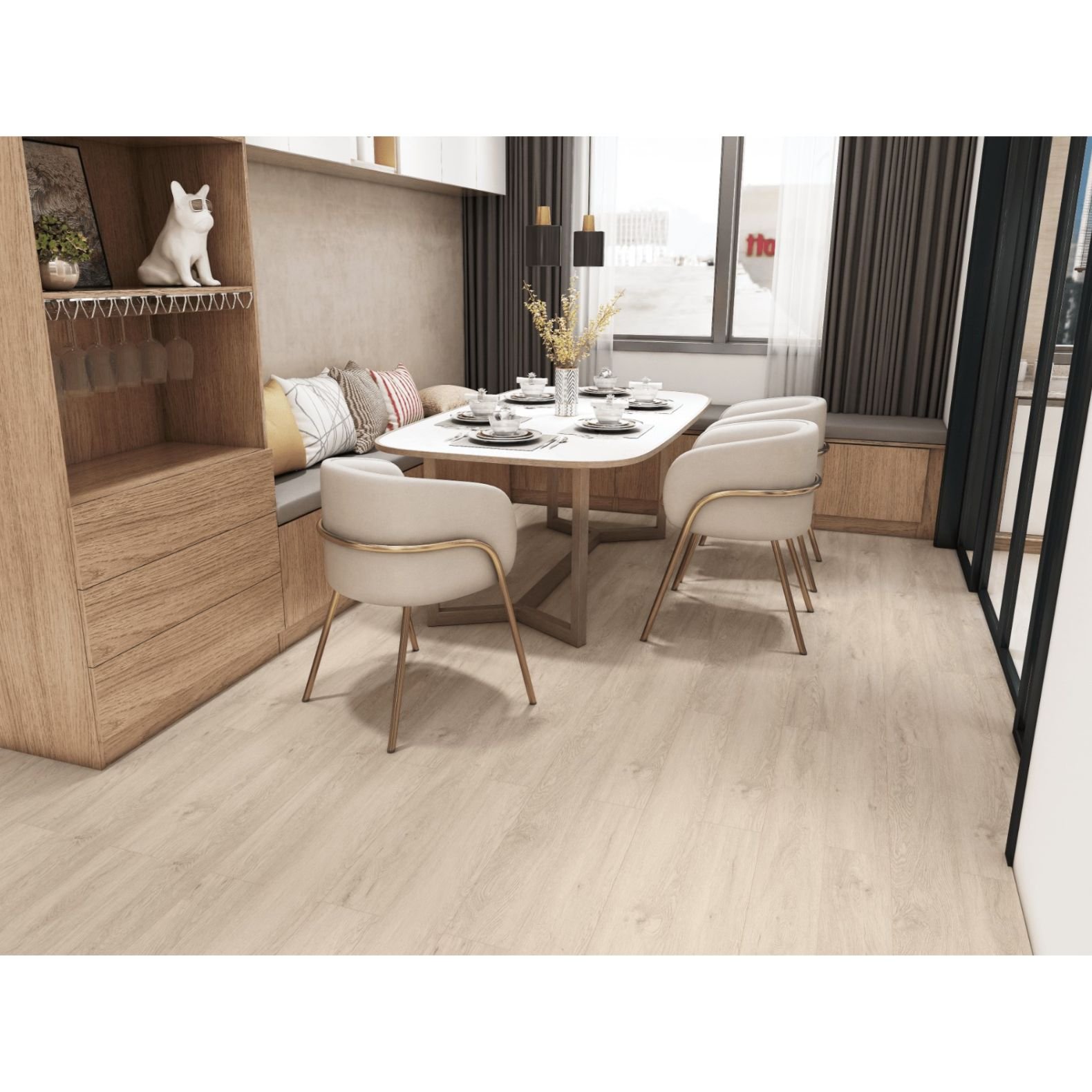 Кварц-виниловый SPC ламинат Icon Floor (Икон Флур) Black 4/43 Дуб Форд (Oak Ford), Bl-24