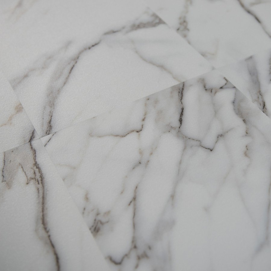 Виниловый пол Lamiwood (Ламивуд) Aquamarine 5/43 Мрамор Бьянко (Marble Bianco), M-01