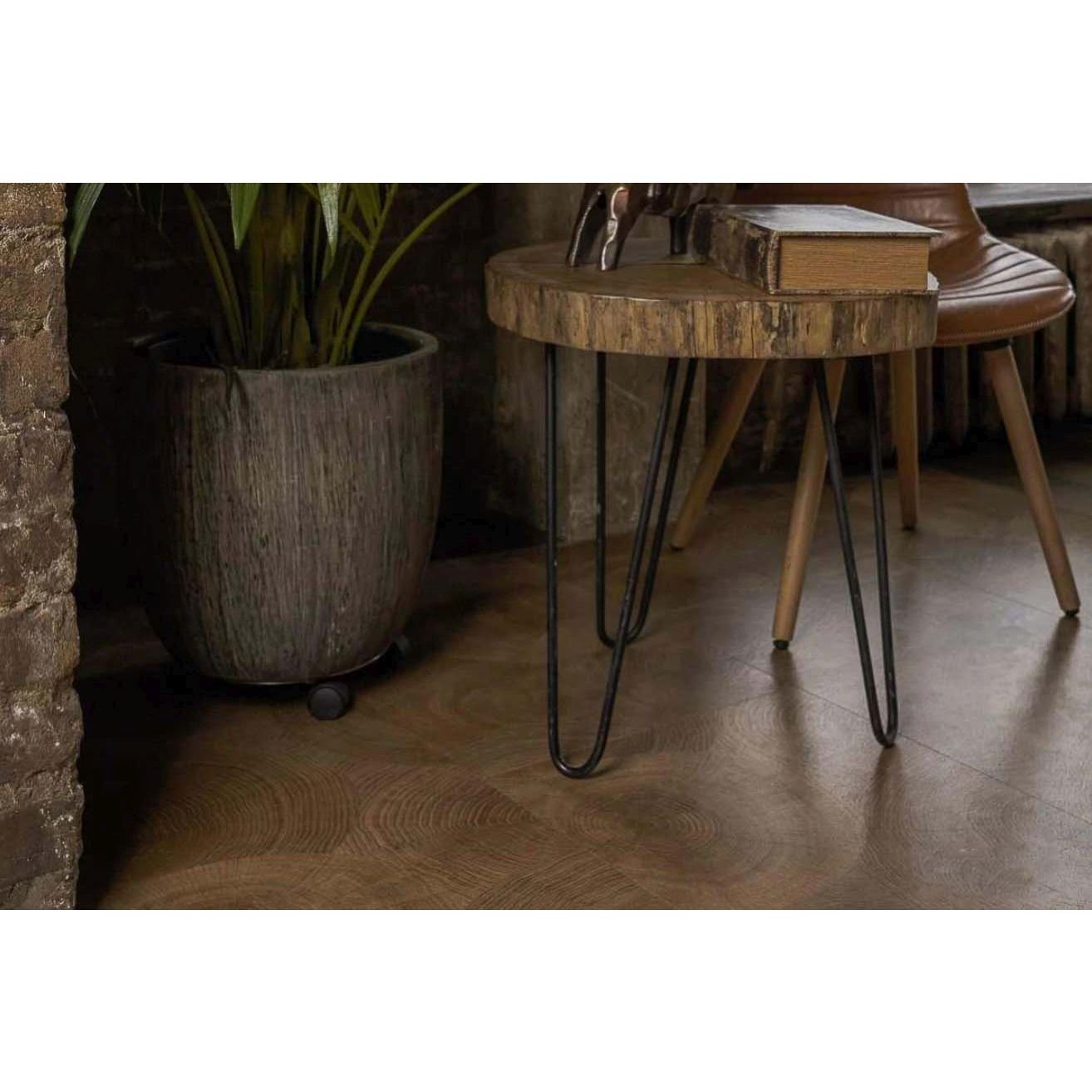 Виниловый пол Vinilam (Винилам) Ceramo Stone Glue Дуб Натуральный 2,5/43 (Oak Natural), 61601