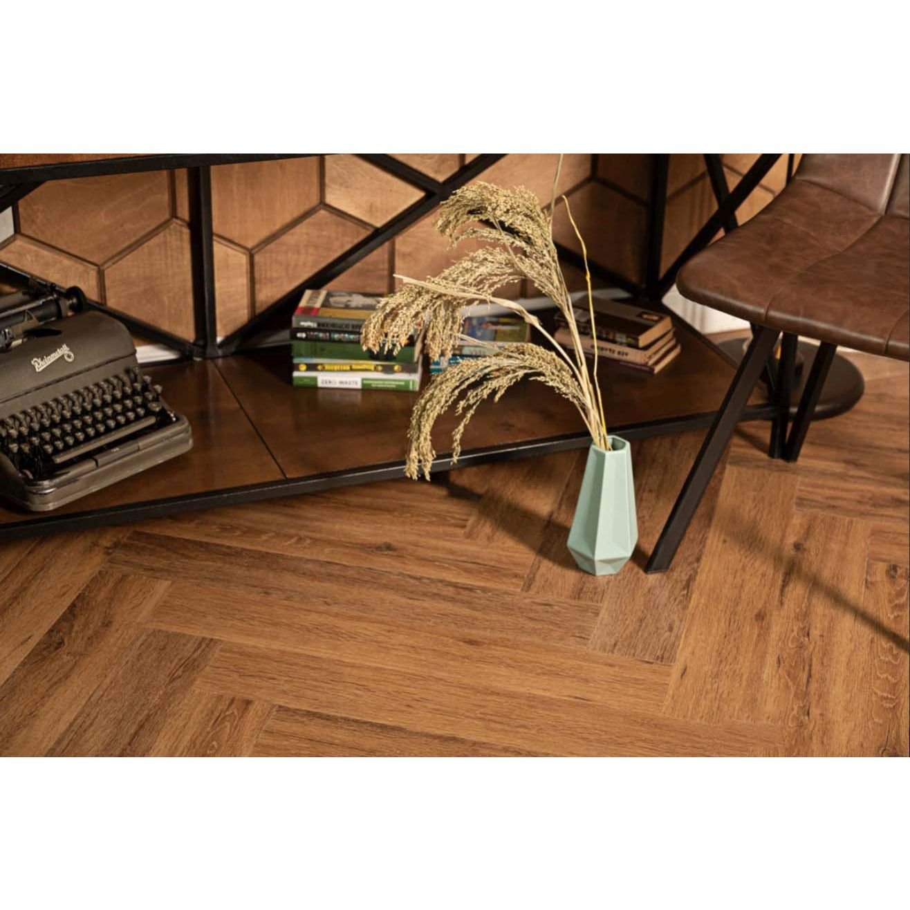 Виниловый пол Vinilam (Винилам) Parquet Herringbone Паркет Де Вилль 6.5/43 (Parquet de Ville), Is11210