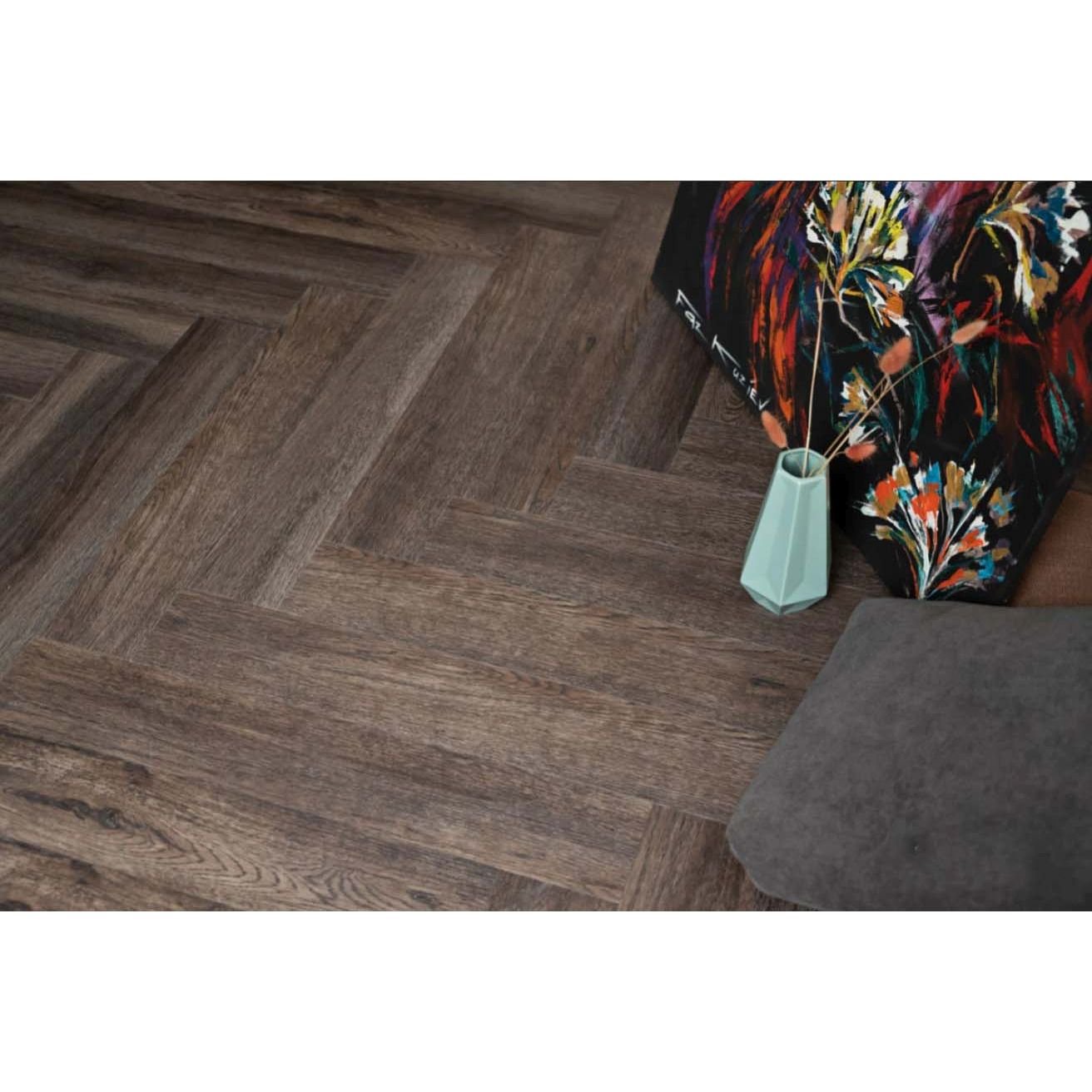 Виниловый пол Vinilam (Винилам) Parquet Herringbone Паркет Донателло 6.5/43 (Parquet Donatello), Is11211
