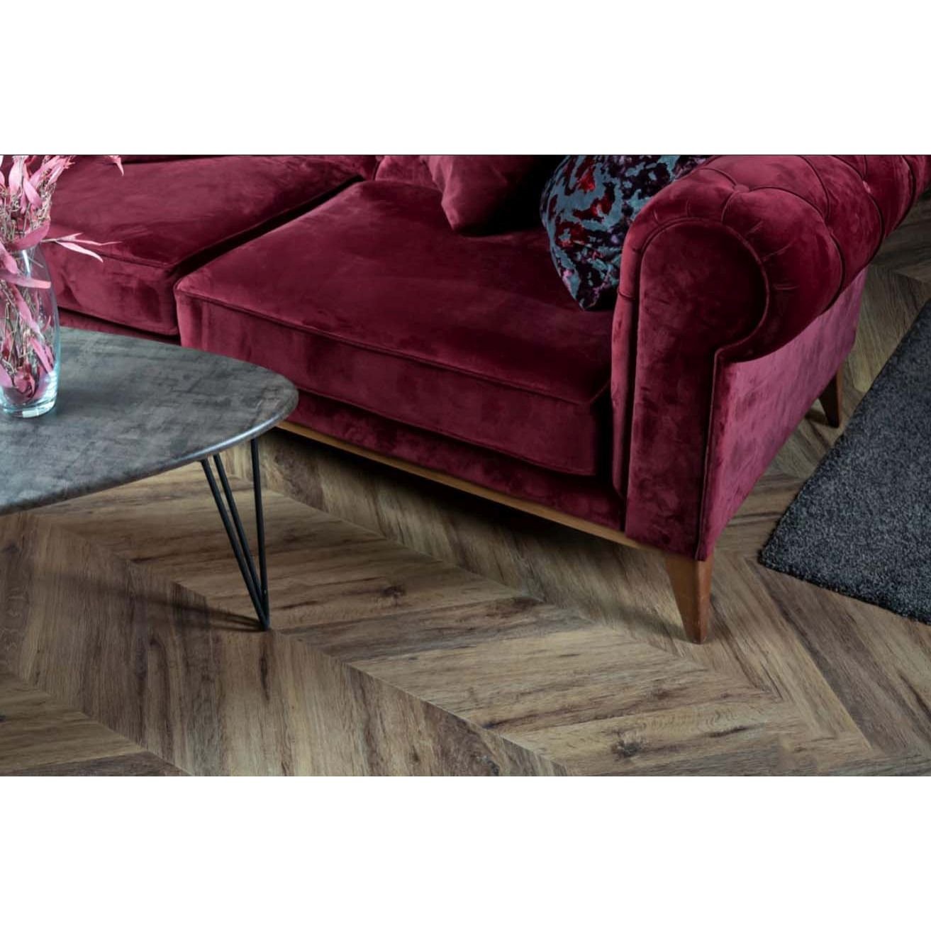 Виниловый пол Vinilam (Винилам) Parquet Chevron Шеврон Лувр 8.5/43 (Chevron Louvre), I107516