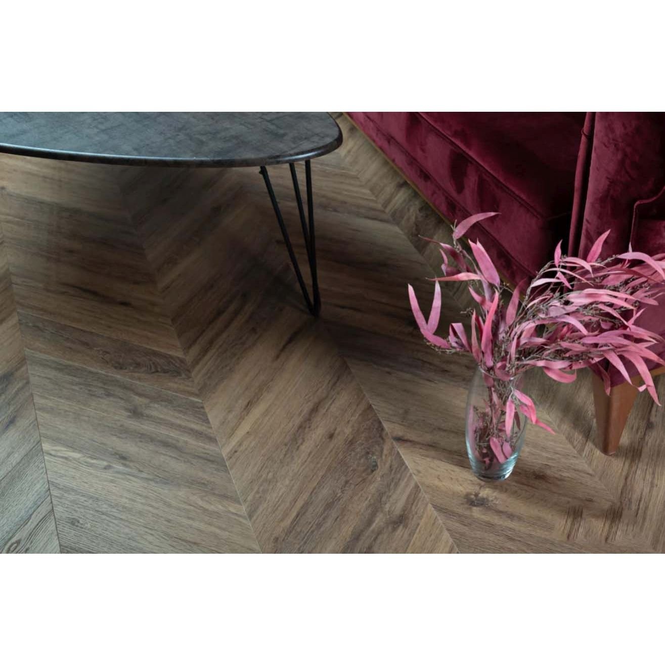Виниловый пол Vinilam (Винилам) Parquet Chevron Шеврон Лувр 8.5/43 (Chevron Louvre), I107516