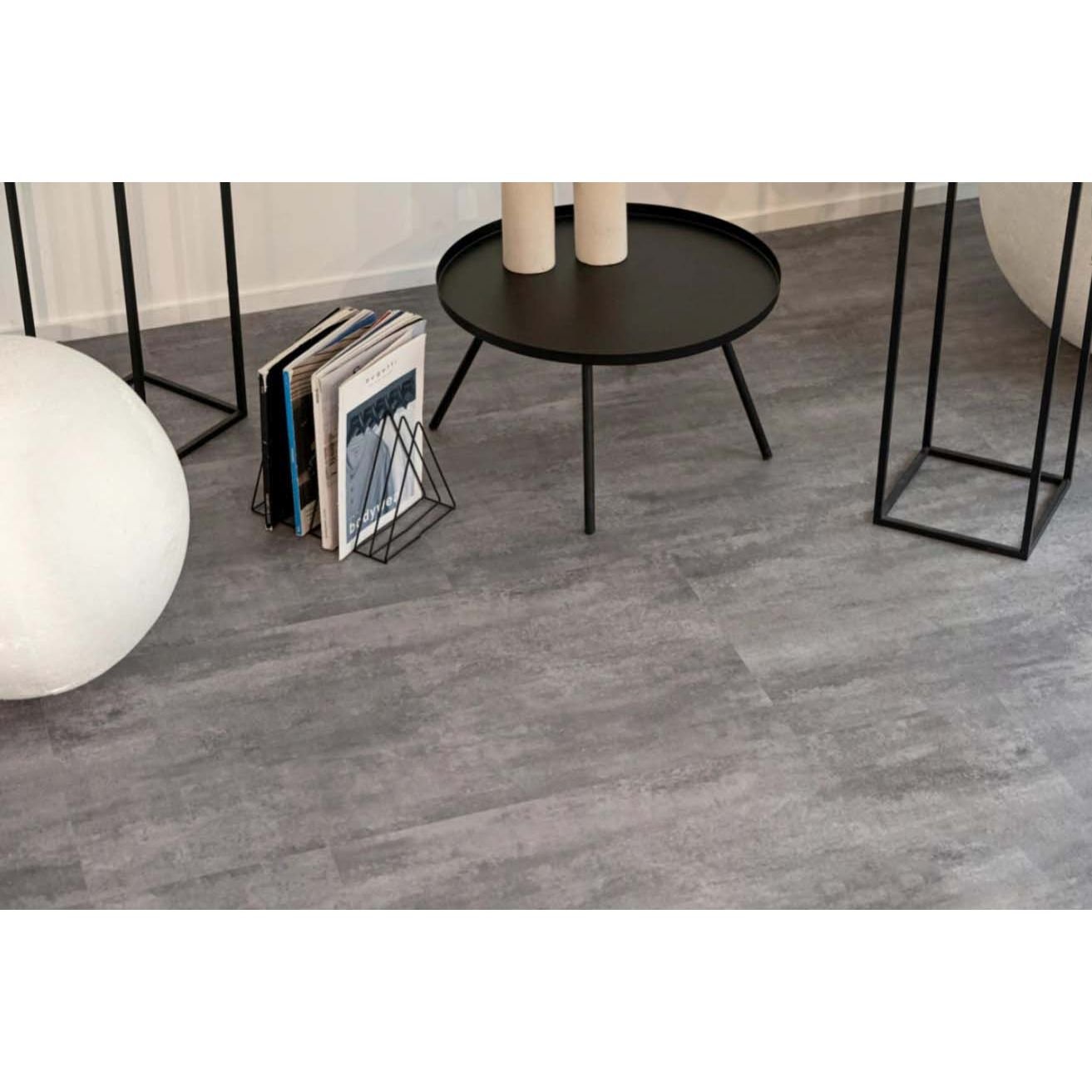 Виниловый пол Vinilam (Винилам) Ceramo Stone Glue Цемент Серый 2.5/43 (Cement Gray), 71616