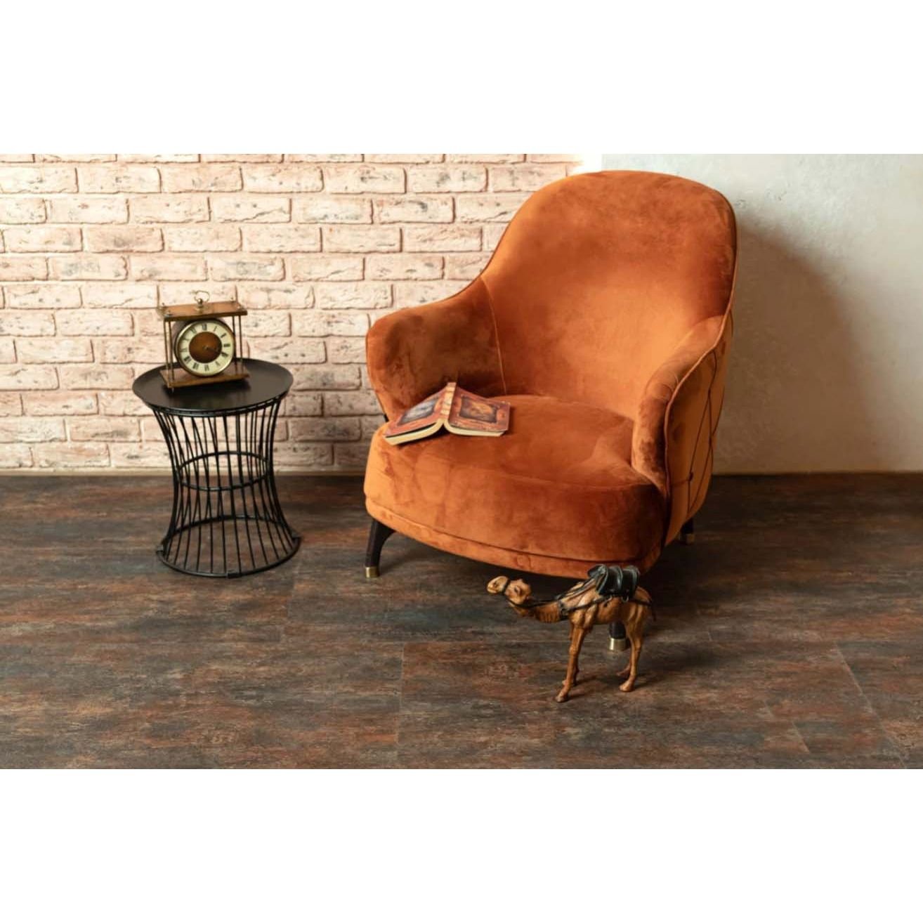 Виниловый пол Vinilam (Винилам) Ceramo Stone Glue Керамическая Сталь 2.5/43 (Ceramic Steel), 71617