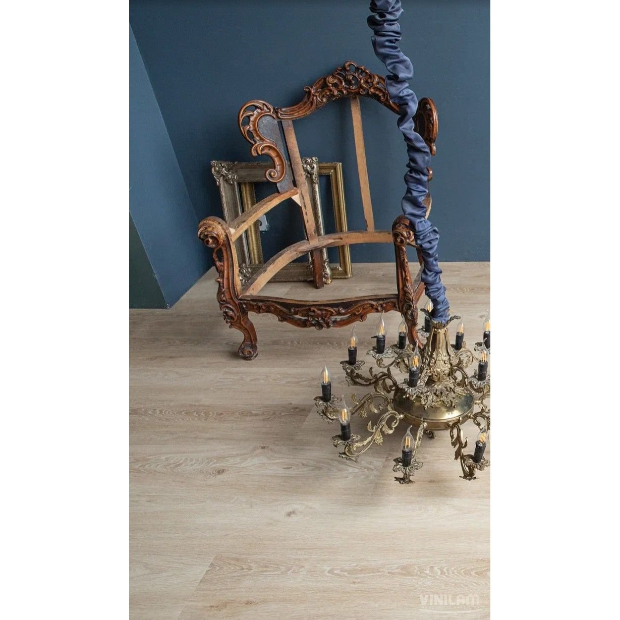 Виниловый пол Vinilam (Винилам) Cork Premium 8/43 Дуб Сарагоса (Oak Zaragoza), 33555