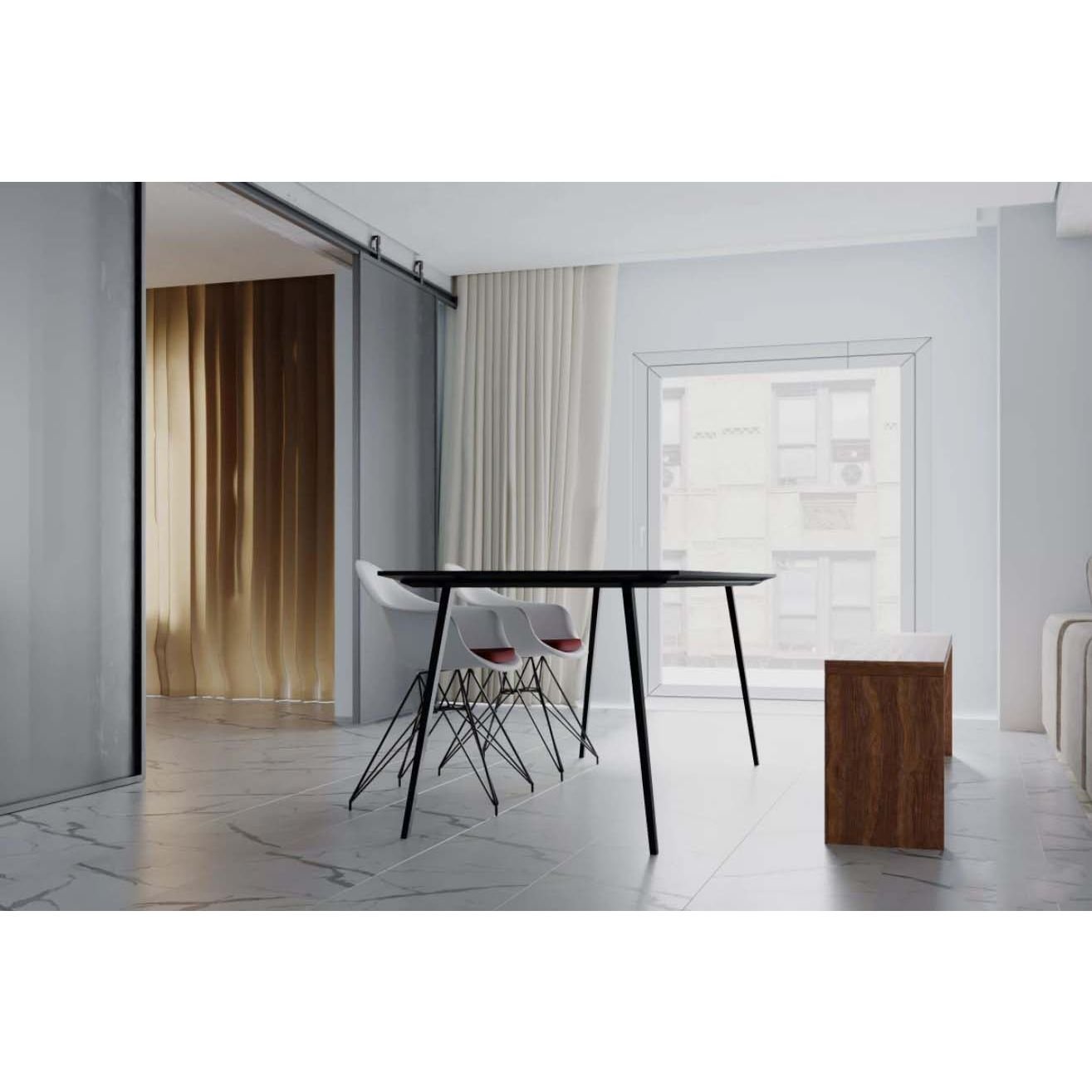 Виниловый пол Vinilam (Винилам) Ceramo Stone Греческий мрамор 6/34 (Greek marble), 87999