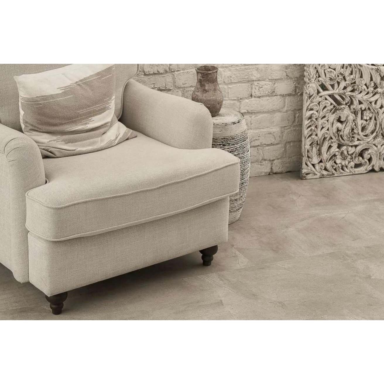 Виниловый пол Vinilam (Винилам) Ceramo Stone Бетонная смесь 8/34 (Concrete mix), 61603
