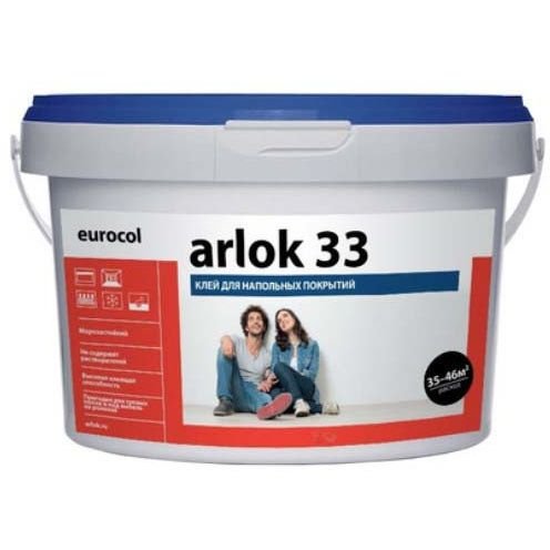 Клей водно-дисперсионный Forbo-BS (Форбо БС) Eurocol Arlok 33 (Еврокол Арлок 33) однокомпонентный 1к 1,3 кг
