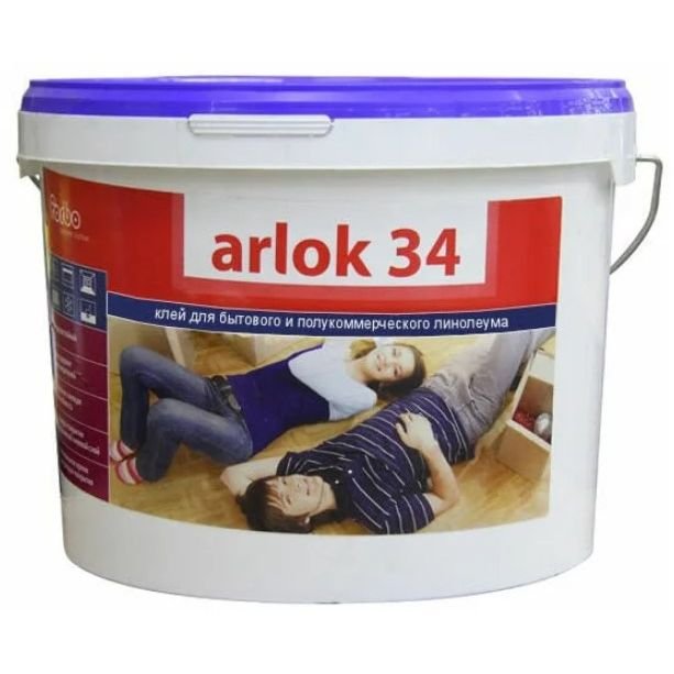 Клей для бытового и полукоммерческого линолеума Forbo-BS (Форбо БС) Eurocol Arlok 34 (Еврокол Арлок 34) однокомпонентный 1к полиэстер 7 кг