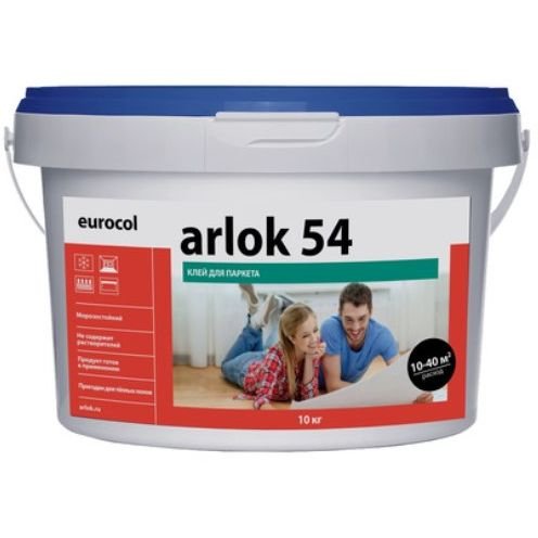 Клей для паркета Forbo-BS (Форбо БС) Eurocol Arlok 54 ( Еврокол Арлок 54) однокомпонентный 1k акриловый 5 кг