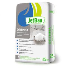 Штукатурка цементная Jetbau (Джетбау) Оптима Серая 25 кг