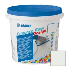 Затирка эпоксидная двухкомпонентная Mapei Kerapoxy Easy Design (Керапокси Изи Дизайн) 103 Moon White (Белая луна) 3 кг