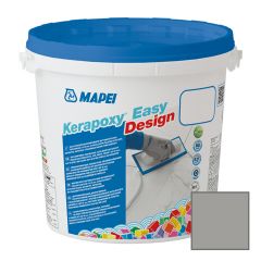 Затирка эпоксидная двухкомпонентная Mapei Kerapoxy Easy Design (Керапокси Изи Дизайн) 112 Medium Grey (Средний серый) 3 кг
