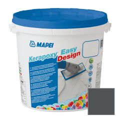 Затирка эпоксидная двухкомпонентная Mapei Kerapoxy Easy Design (Керапокси Изи Дизайн) 114 Anthracite (Антрацит) 3 кг