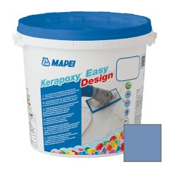 Затирка эпоксидная двухкомпонентная Mapei Kerapoxy Easy Design (Керапокси Изи Дизайн) 168 Cerulean (Лазурный) 3 кг