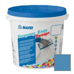 Затирка эпоксидная двухкомпонентная Mapei Kerapoxy Easy Design (Керапокси Изи Дизайн) 167 Avio (Серо-голубой) 3 кг