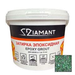 Затирка эпоксидная Диамант (Diamant) 116 зеленая 1 кг