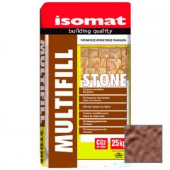 Затирка для камня Isomat Multifill-Stone  20 Maroon Каштановый 25 кг
