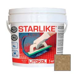 Затирка эпоксидная Litokol Litochrom Starlike C.220 Silver 5 кг