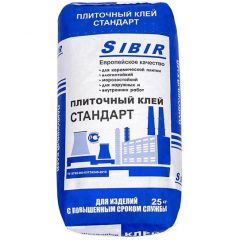 Клей плиточный Sibir Стандарт 25 кг