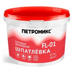 Шпатлевка полимерная готовая финишная Петромикс FL-01 17 кг