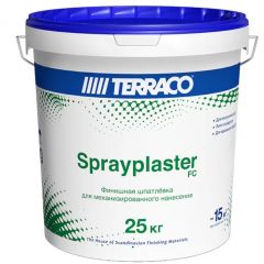 Шпатлевка финишная Terraco (Террако) Sprayplaster Спрейпластер FC 25 кг