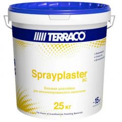 Шпатлевка Terraco (Террако) Sprayplaster Спрейпластер BC 25 кг