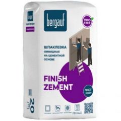Шпатлевка цементная Bergauf Finish Zement 20 кг