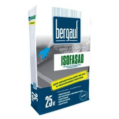 Клей для пенополистирольной и минеральной ваты Bergauf Isofasad 25 кг